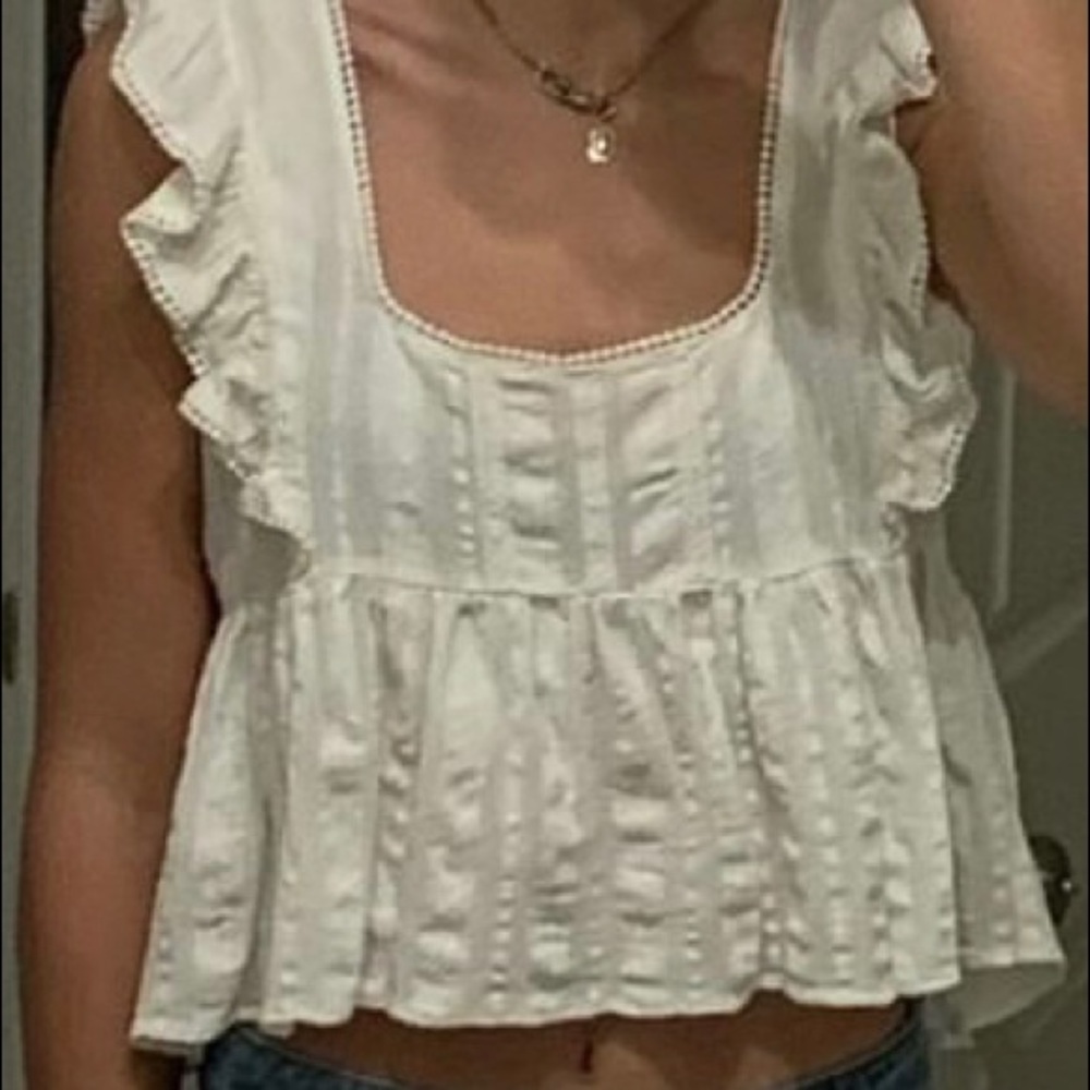 ISO!!! White free people top!!!